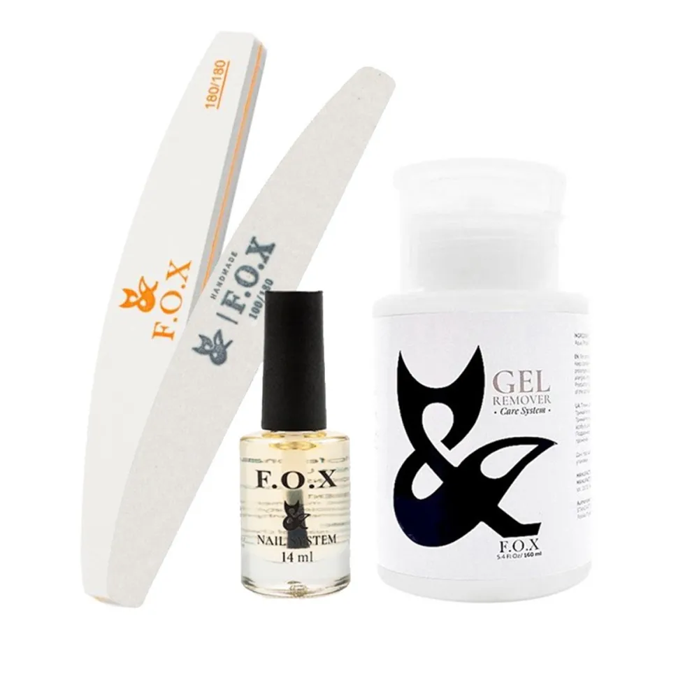 Набор для снятия гель лака FOX 