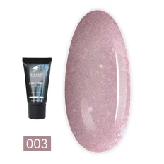 Полигель моделирующий с глиттером Siller Poly Gel with Glitter 30 мл (003)