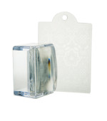 Набор для стемпинга прямоугольный (штамп+скребок)