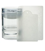 Набор для стемпинга двухсторонний с камнями (штамп+скребок)