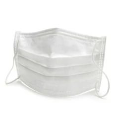 Маска защитная медицинская 3-х слойная 5 шт (Белая)