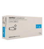 Перчатки латексные Nitrylex припудренные Santex  100 шт (M)