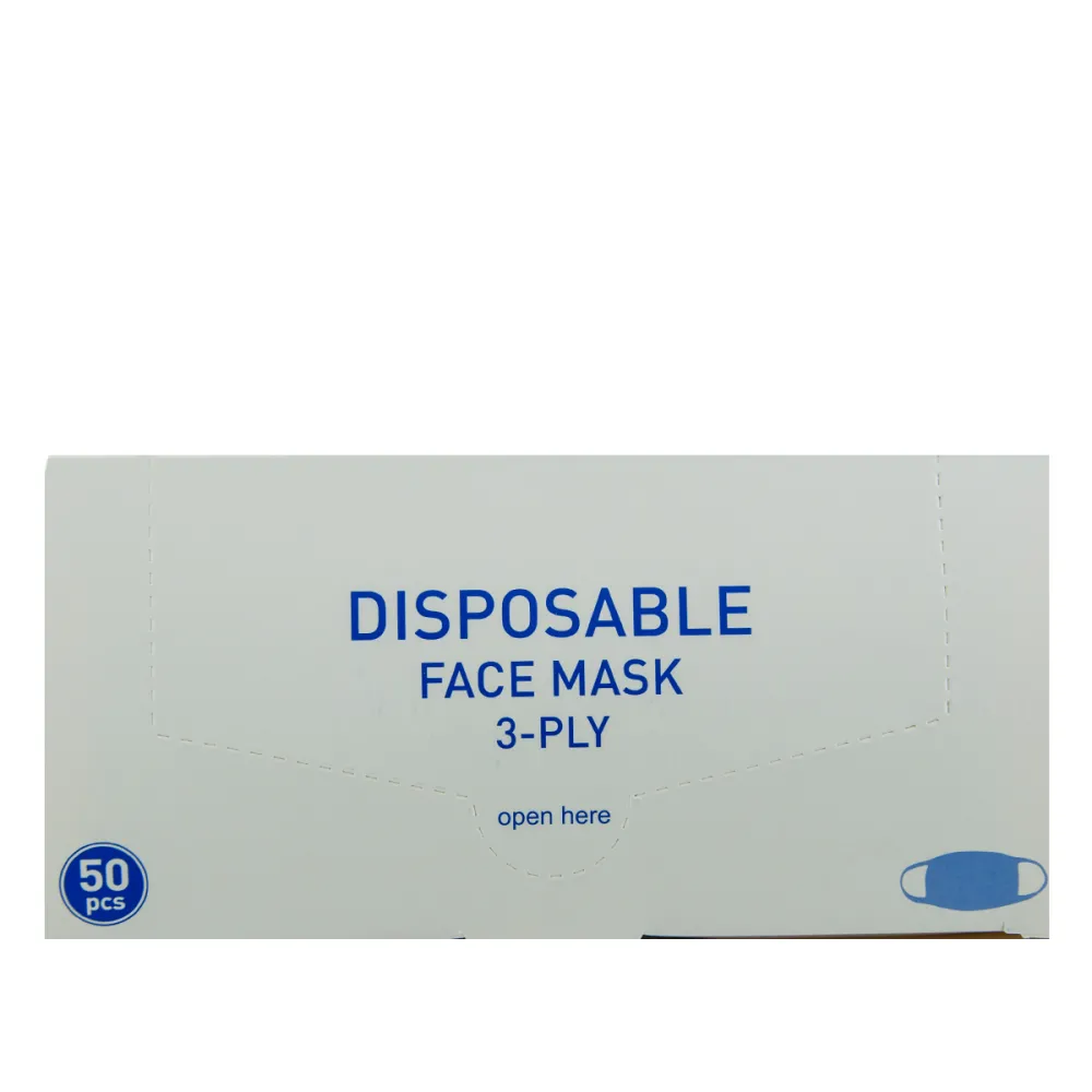 3-х шарова медична 50 шт (Блакитна)