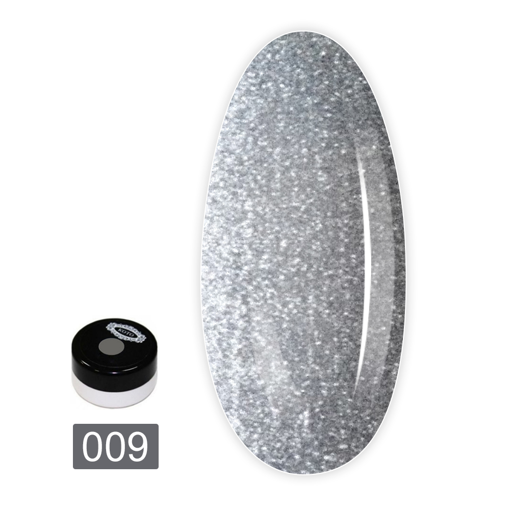 Гель-краска KOTO цветная 5 г (серебро 09)