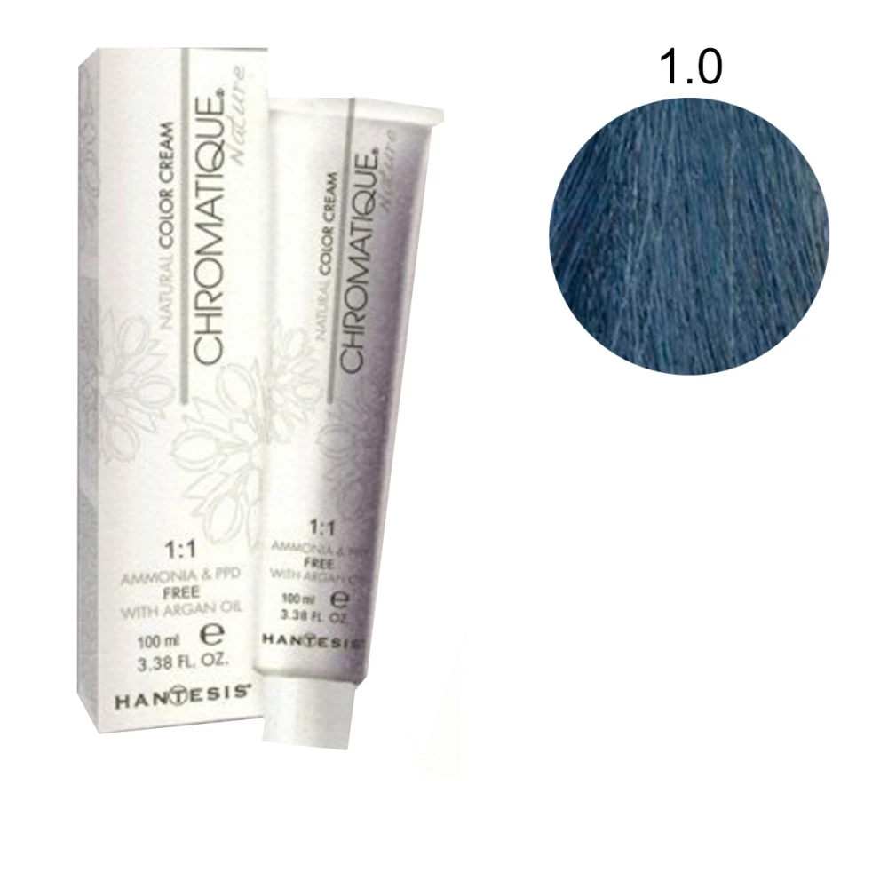 Краска-крем без аммиачная Hantesis Chromatique Nature 100 мл (1-0)