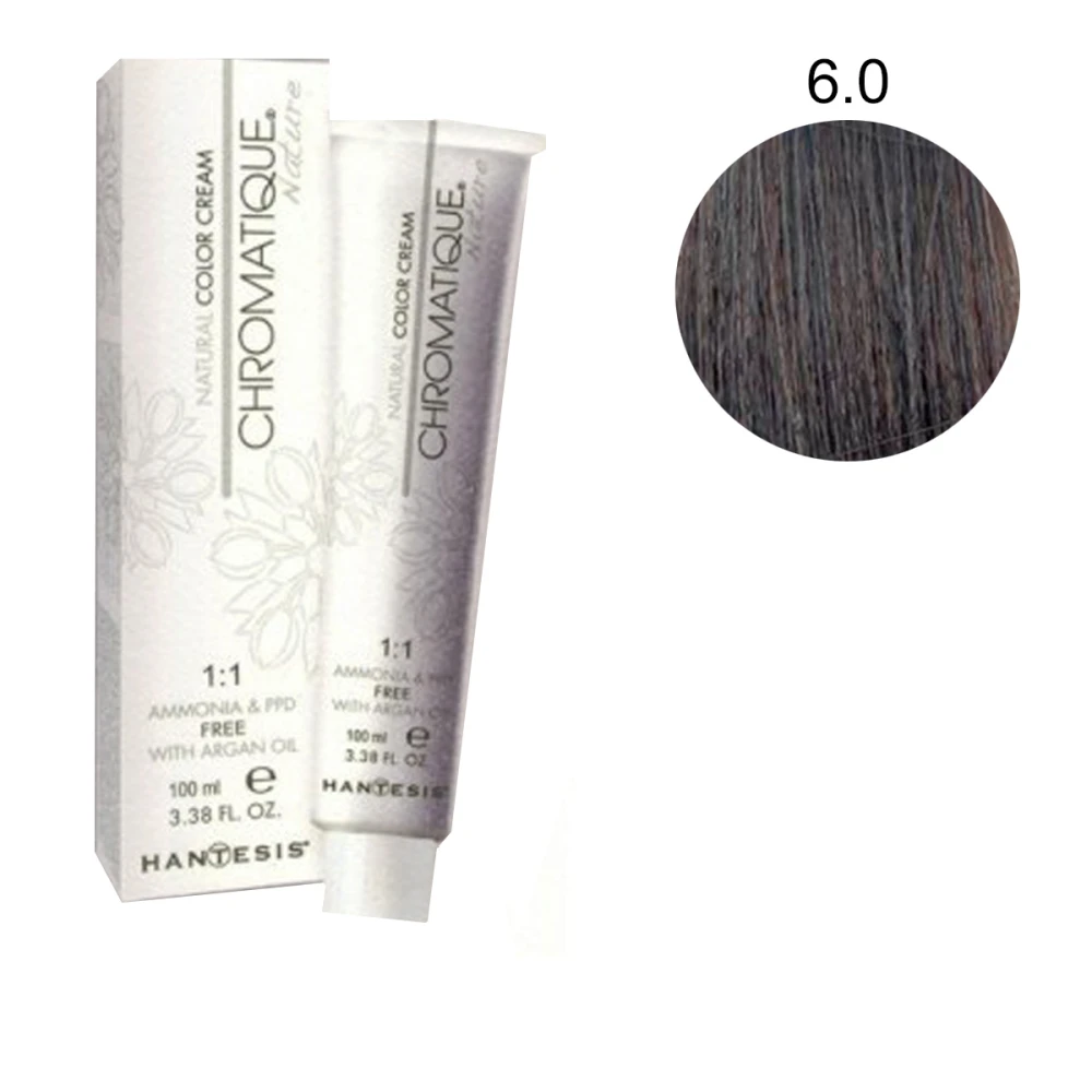 Фарба-крем без аміачної Hantesis Chromatique Nature 100 мл (6-0)