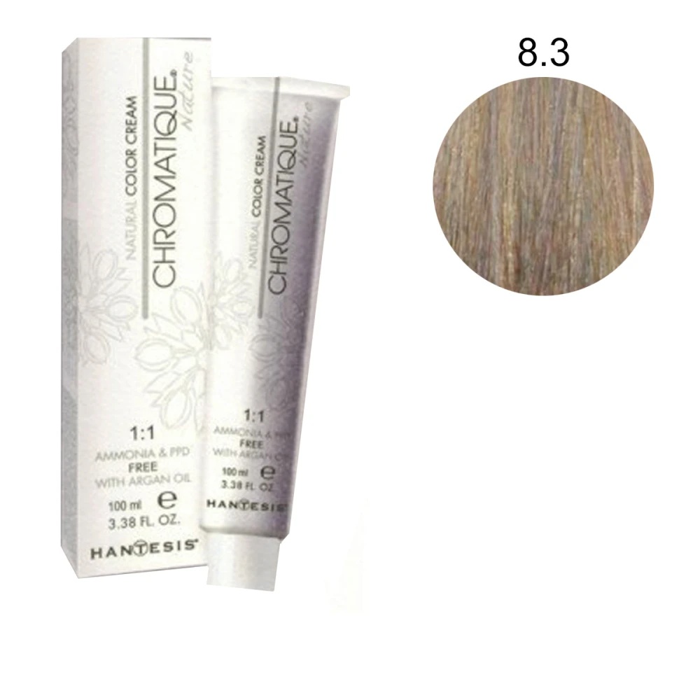 Краска-крем без аммиачная Hantesis Chromatique Nature 100 мл (8-3)