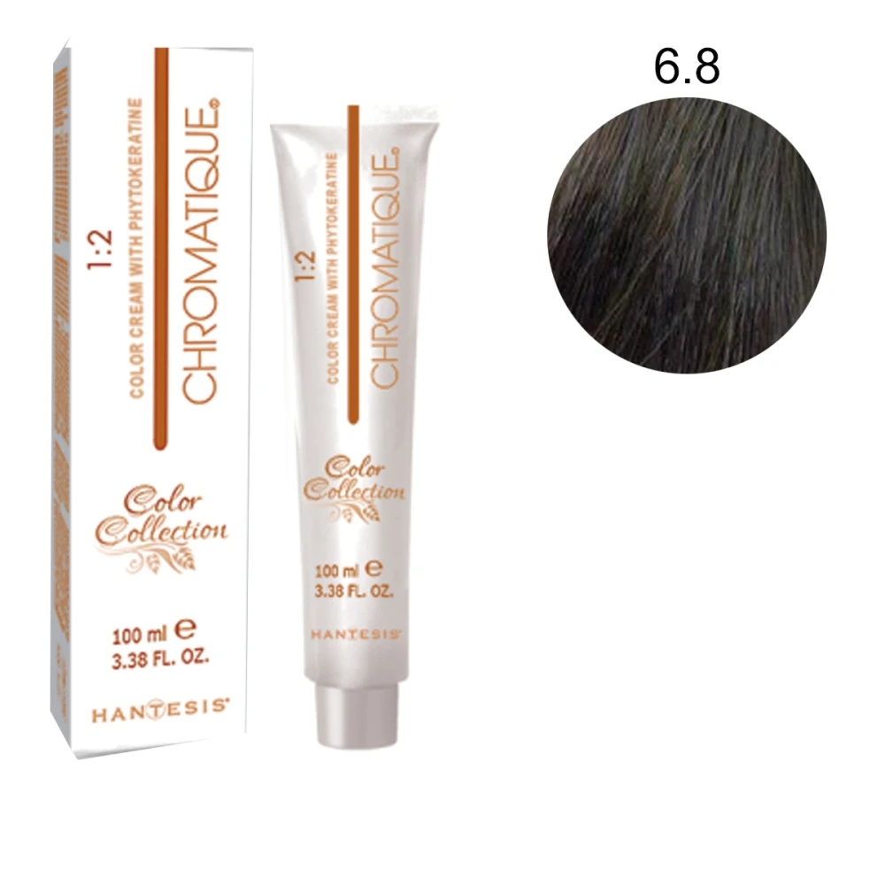 Краска-крем Hantesis Chromatique с фитокератином 100 мл (6-8)