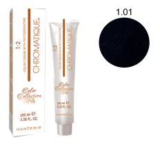 Фарба-крем Hantesis Chromatique із фітокератином 100 мл (1-01)