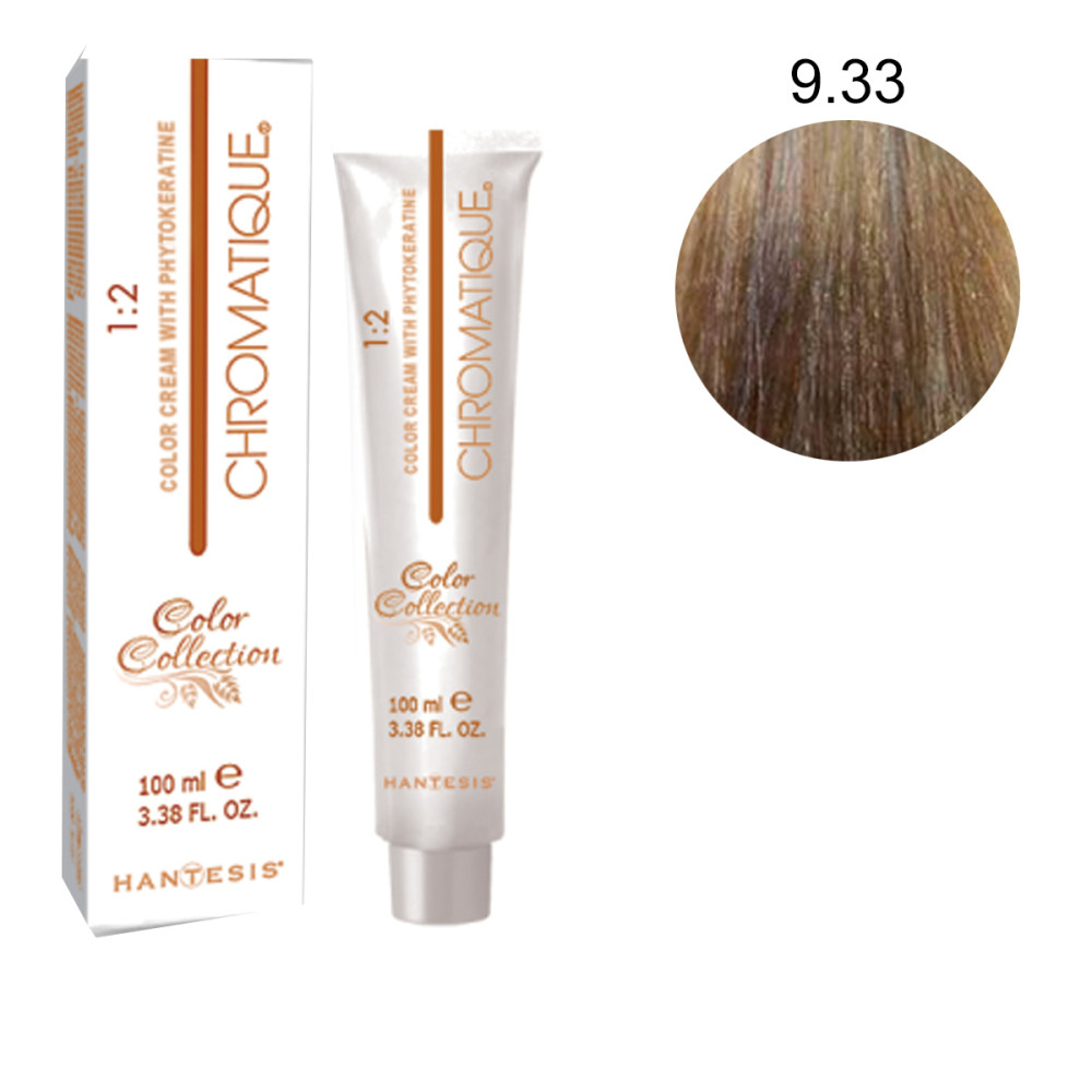 Фарба-крем Hantesis Chromatique із фітокератином 100 мл (9-33)
