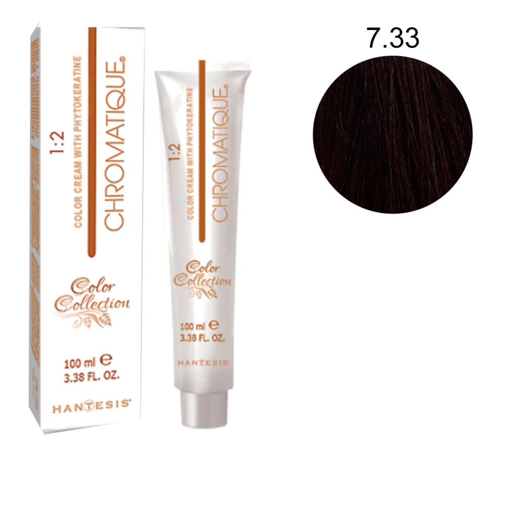 Фарба-крем Hantesis Chromatique з фітокератином 100 мл (7-33)