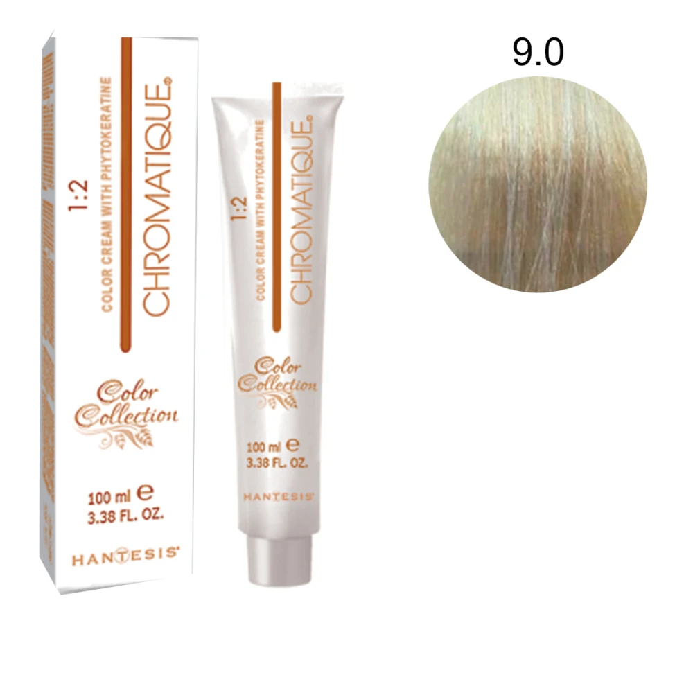 Краска-крем Hantesis Chromatique с фитокератином 100 мл (9-0)