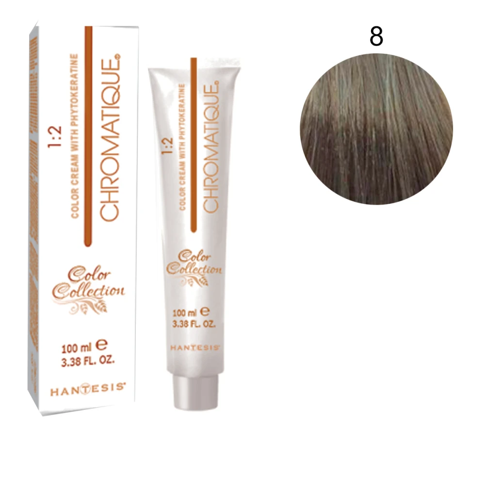 Фарба-крем Hantesis Chromatique із фітокератином 100 мл (8)
