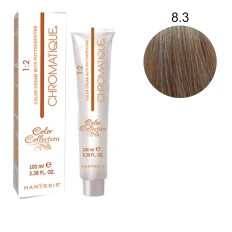 Фарба-крем Hantesis Chromatique із фітокератином 100 мл (8-3)
