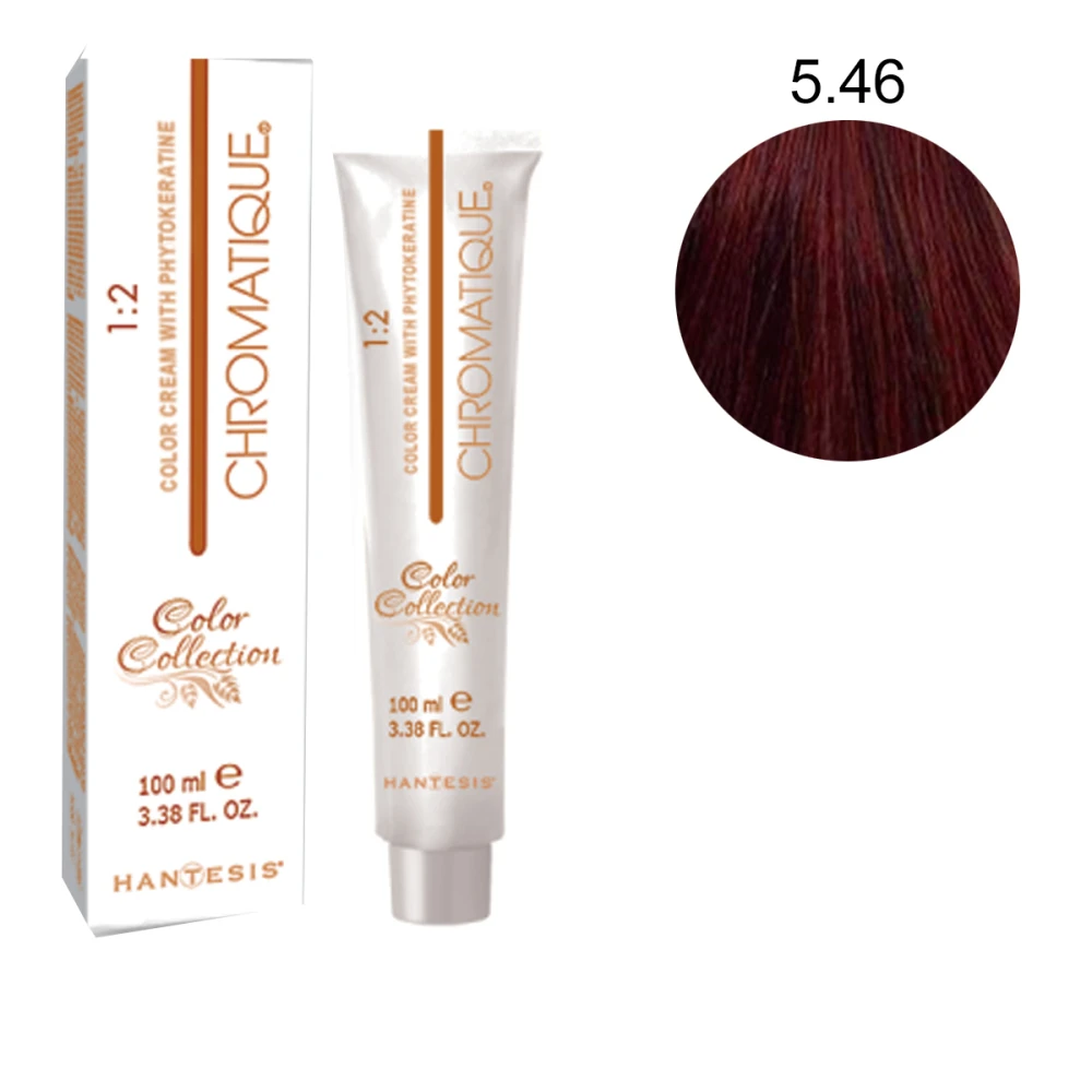 Фарба-крем Hantesis Chromatique із фітокератином 100 мл (5-46)