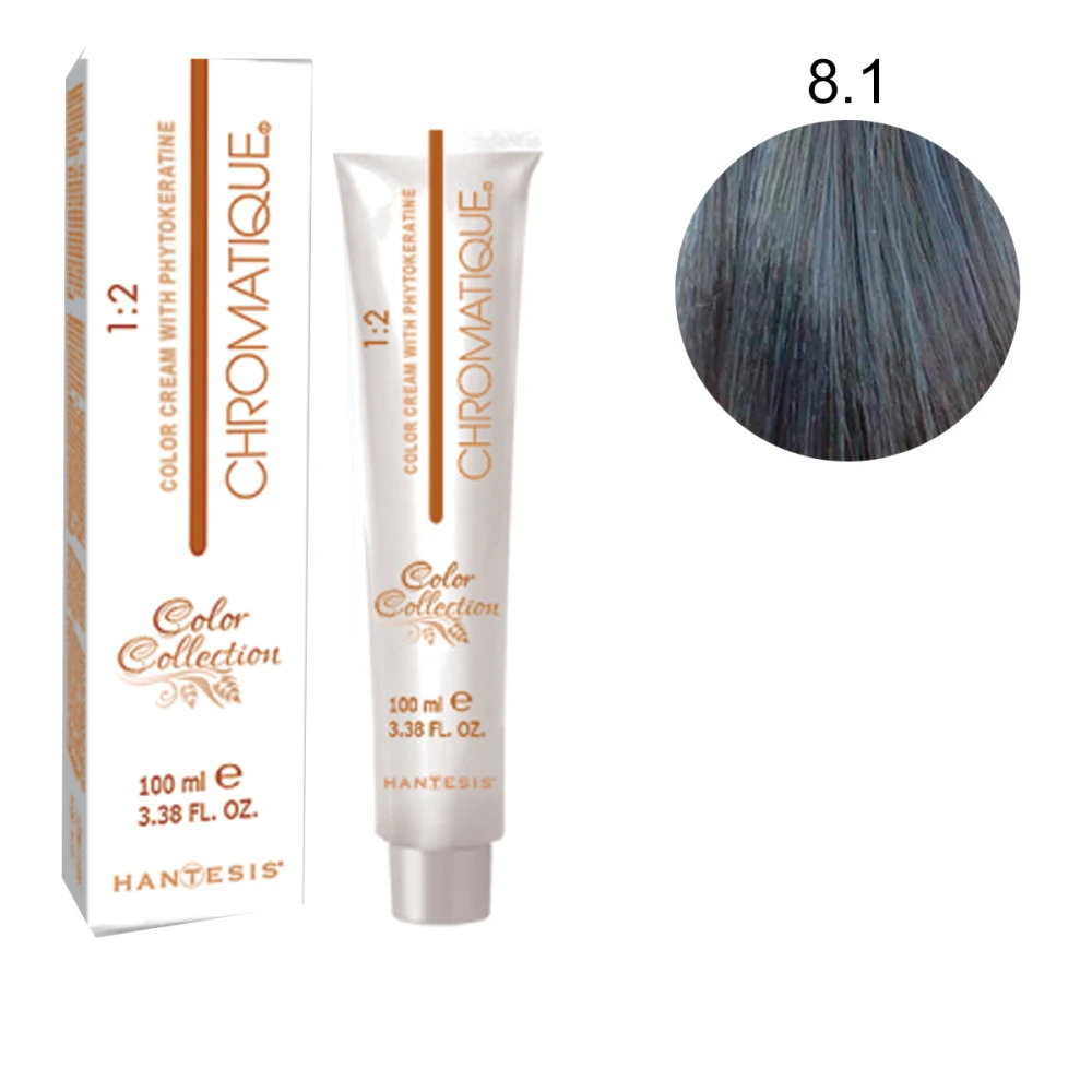 Краска-крем Hantesis Chromatique с фитокератином 100 мл (8-1)