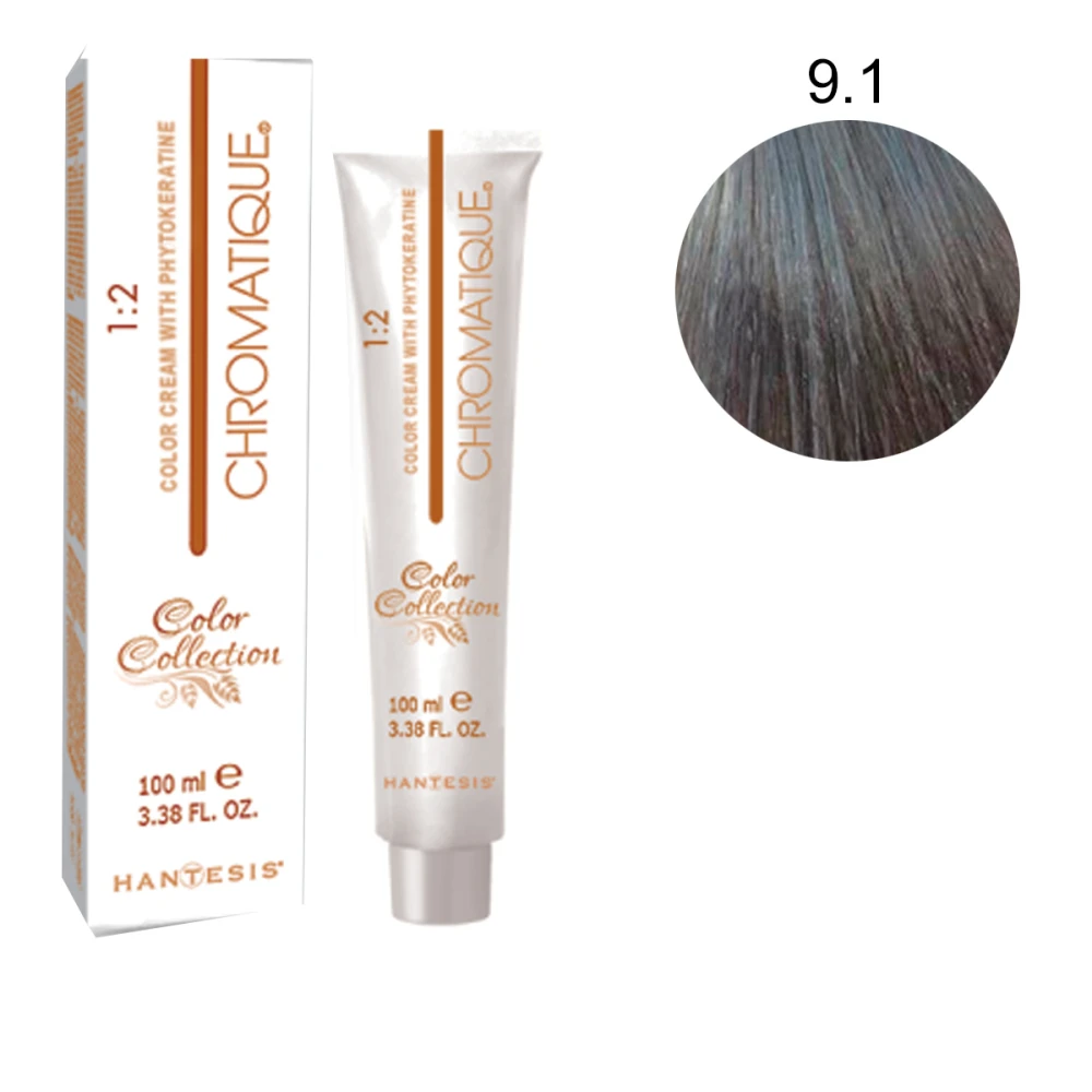 Фарба-крем Hantesis Chromatique із фітокератином 100 мл (9-1)