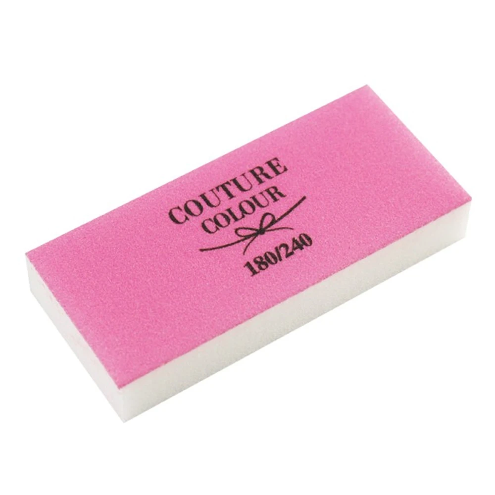 Баф-брусок COUTURE бело-розовый 180/240