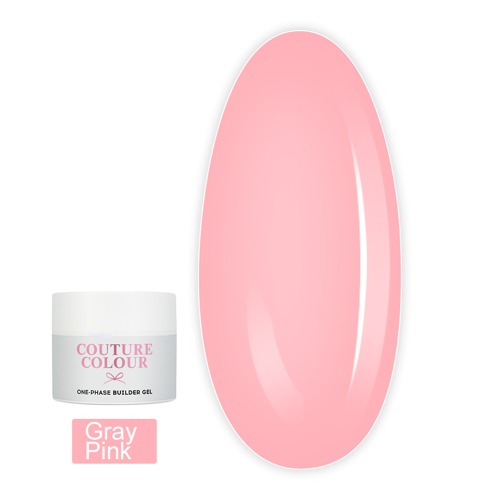 Гель-крем будівельний COUTURE 1-phase gel 15 мл (Gray Pink)