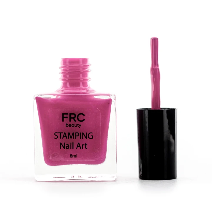 Лак-краска для стемпинга НЕОН FRC 8 мл (001 Розовая)