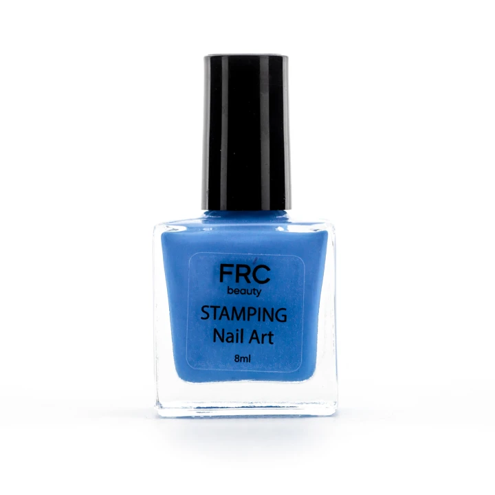 Лак-краска для стемпинга НЕОН FRC 8 мл (006 Голубая)