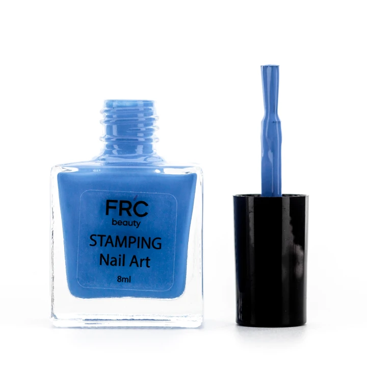 Лак-краска для стемпинга НЕОН FRC 8 мл (006 Голубая)