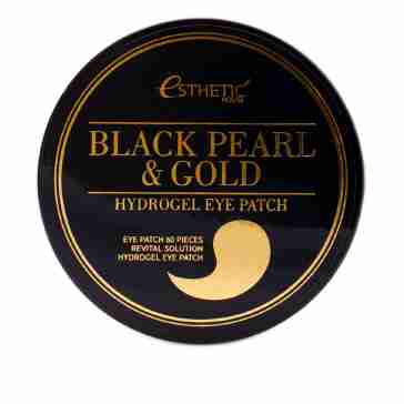 Патчи гидрогелевые под глаза Esthetic House BLACK PEARL&GOLD Hydrogel 60 шт