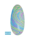 Фольга для литья FRC 1 м (001-FB Бензин прозрачный большой рисунок)