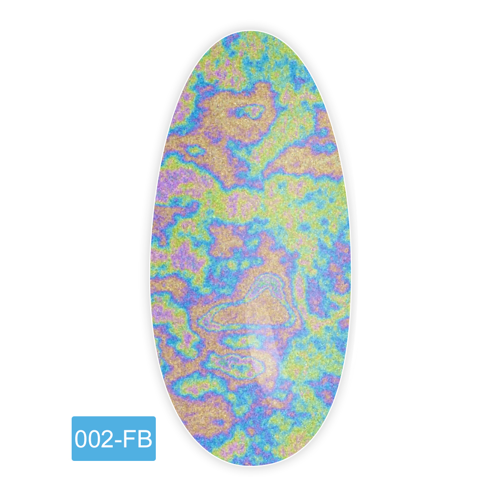 Фольга для литья FRC 1 м (002-FB Бензин прозрачный мелкий рисунок)