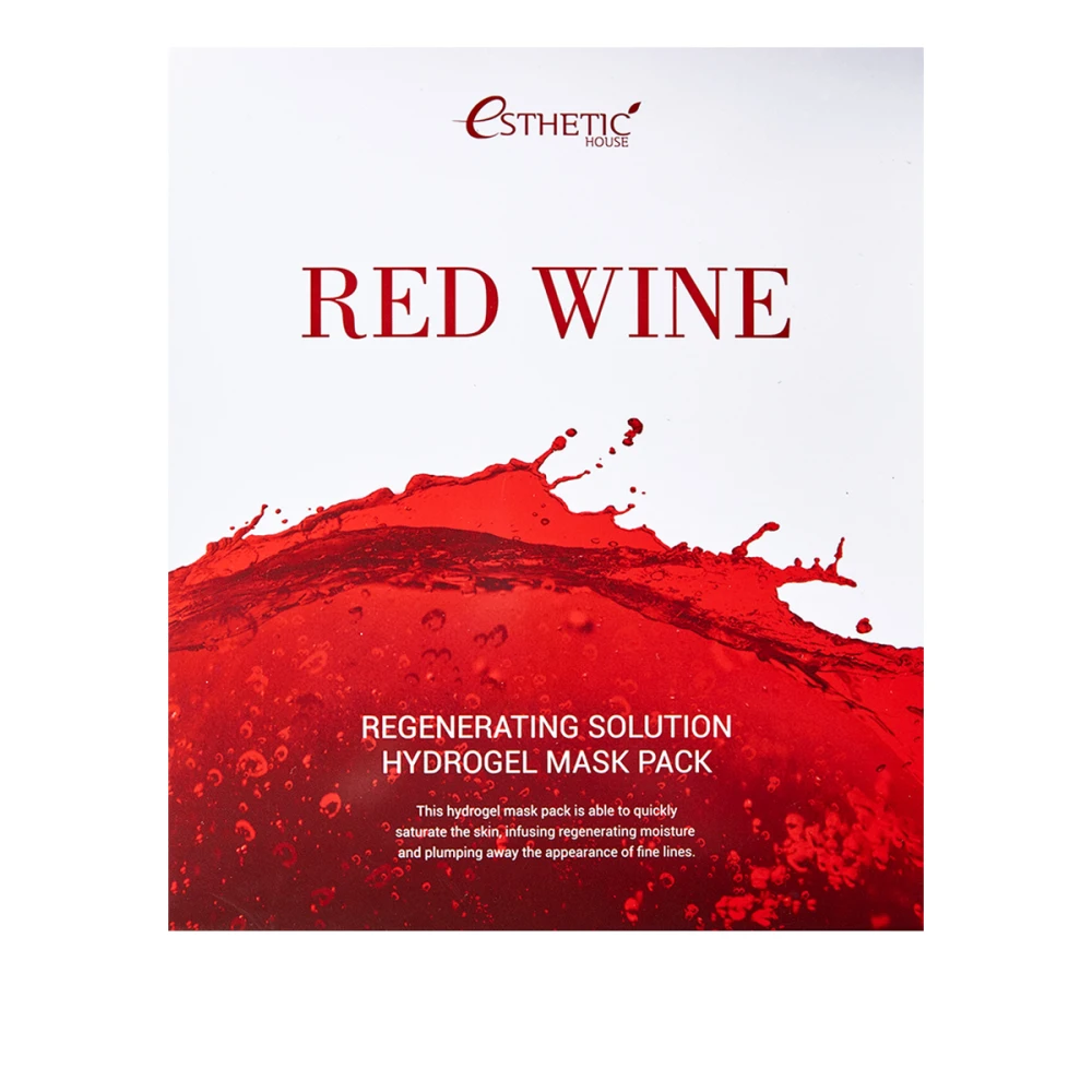 Маска гидрогелевая для лица Esthetic House RED WINE Hydrogel 30 г 5 шт