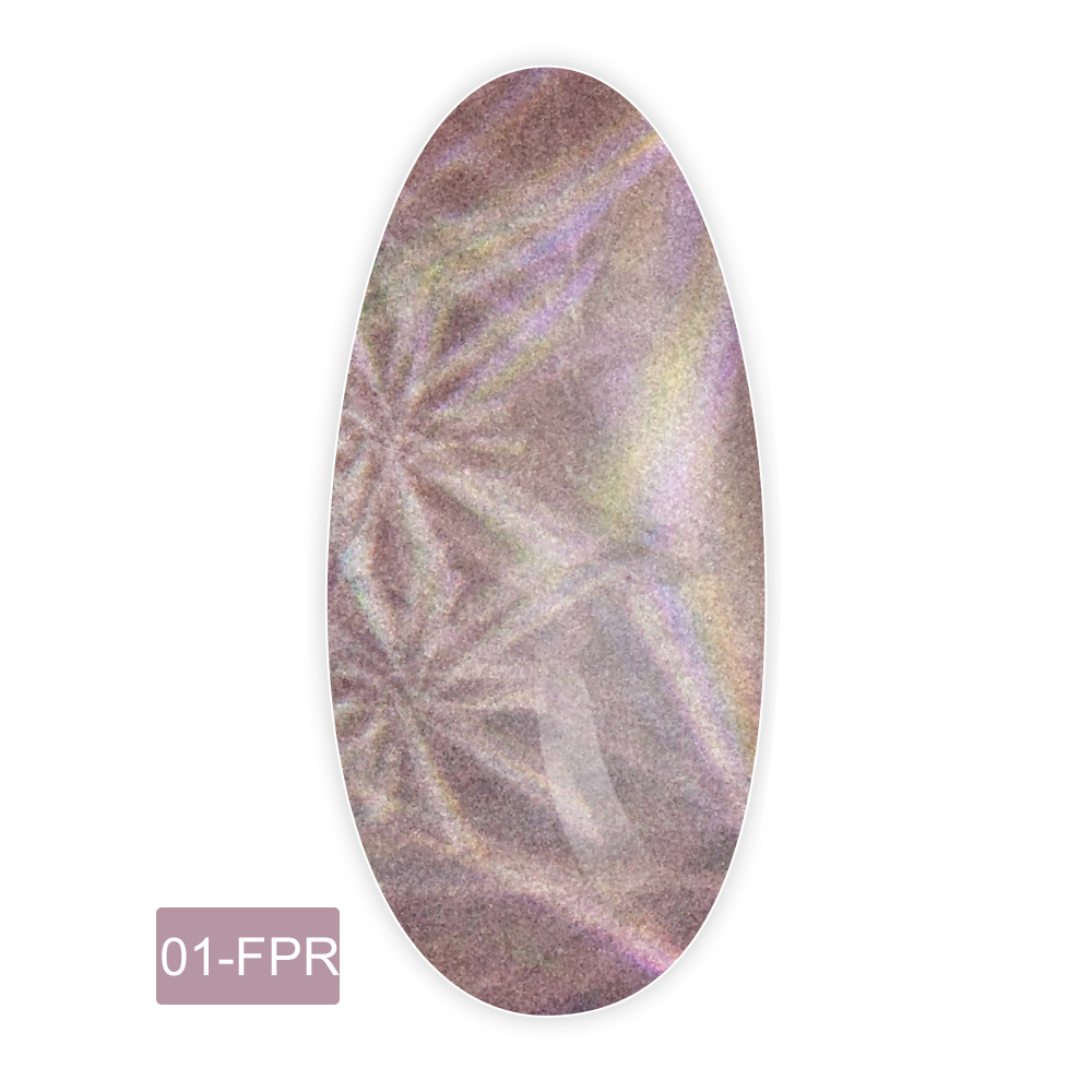 Фольга для лиття FRC 1 м (01-FPR Прозорий голограф з малюнком)