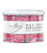 Воск в металлической банке ItalWax FLEX малина 400 мл