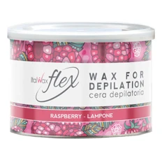 Воск в металлической банке ItalWax FLEX малина 400 мл