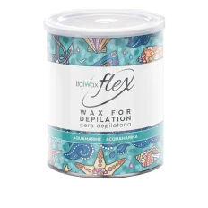 Воск в металлической банке FLEX ItalWax аквамарин 800 мл
