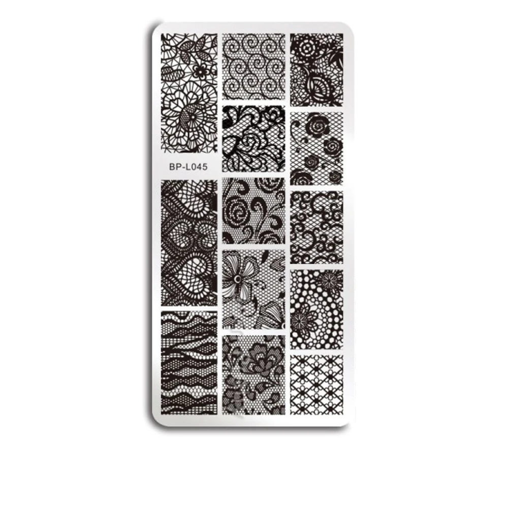 Пластина для стемпінгу Born Pretty велика (BP-L045)