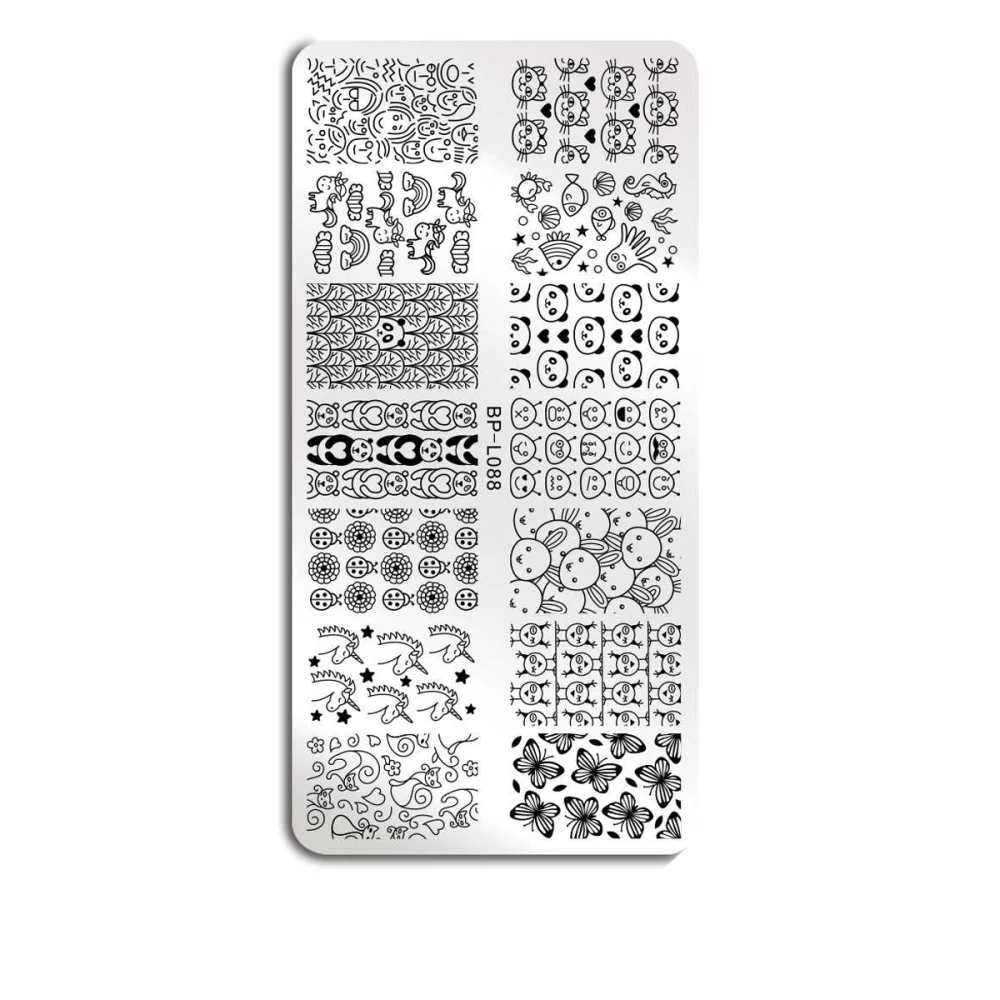 Пластина для стемпинга Born Pretty большая (BP-L088)