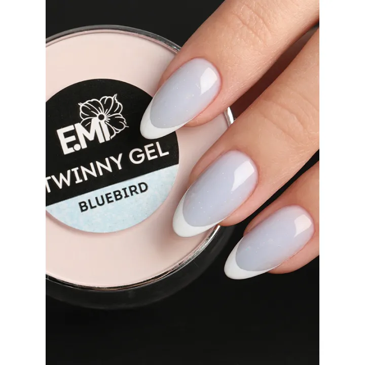 Гель E.MI Twinny Hard Gel 15 мл (002-Синій птах)
