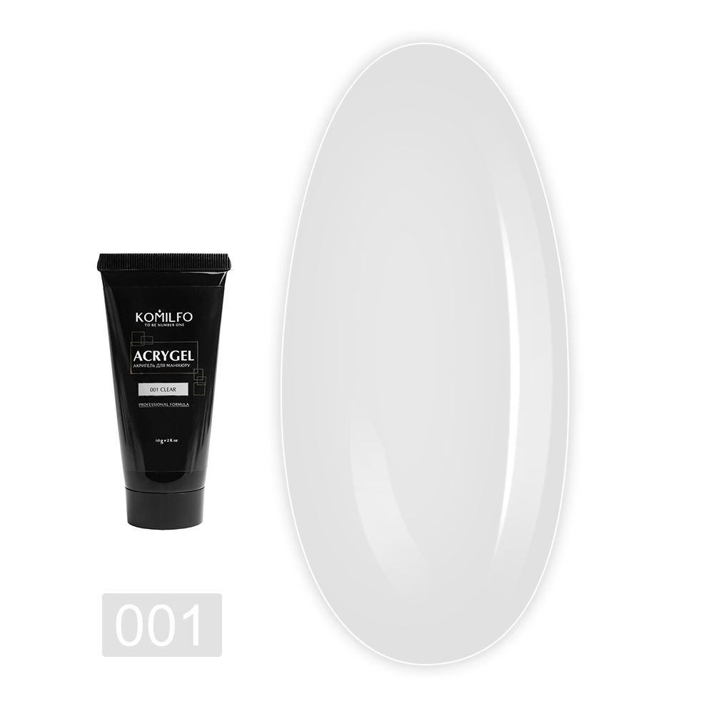 Акригель KOMILFO AcryGel 30 г (001 Clear)
