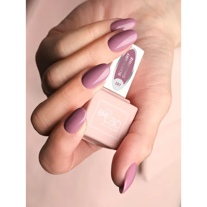 Гель-лак E MiLac 9 мл (287 Чорничний смузі)