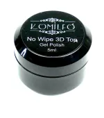 Топ KOMILFO 3D No Wipe для объемных дизайнов 5 мл