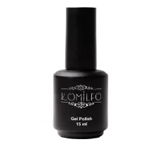 Топ KOMILFO Glitter для гель лака без липкого слоя 15 мл
