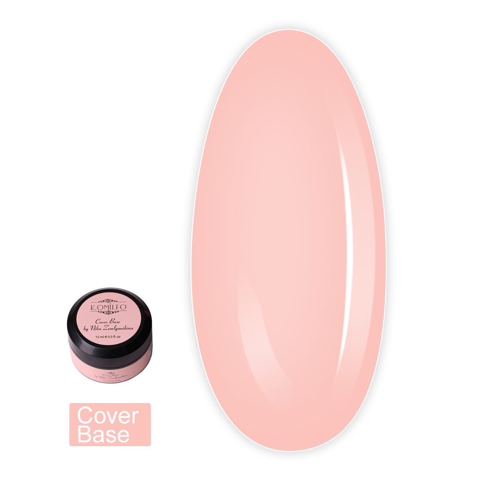 База-коректор камуфлююча KOMILFO Cover Base 15 мл (без пензлика)
