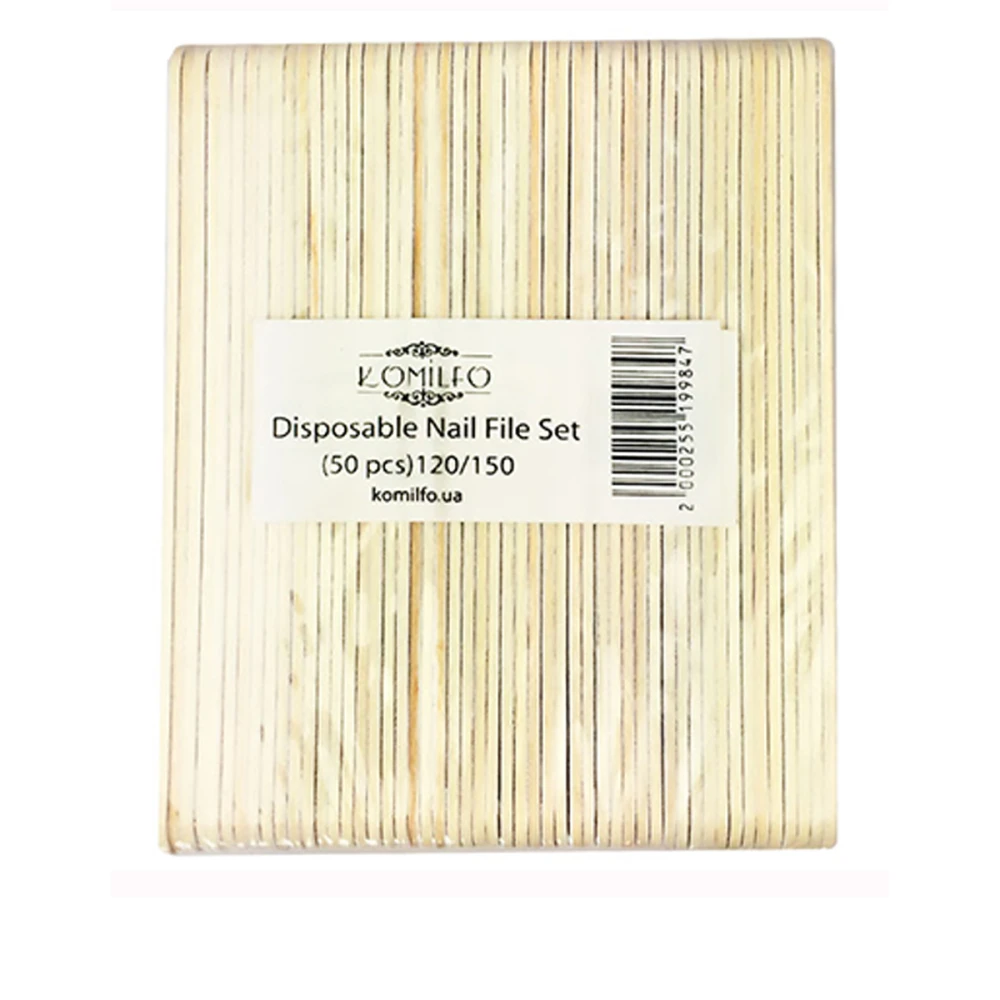 Набор пилок одноразовых KOMILFO 120, 150 50 шт