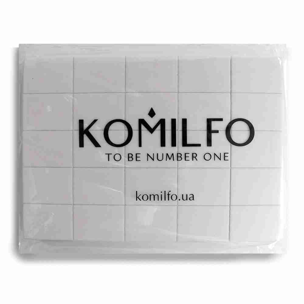 Баф для нігтів KOMILFO Mini 120/120 (32х25х12 мм) 50 шт