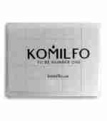 Баф для ногтей KOMILFO Mini 120/120 (32х25х12 мм) 50 шт