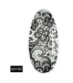 Фольга для литья FRC 1 м (002-FBG Кружево)