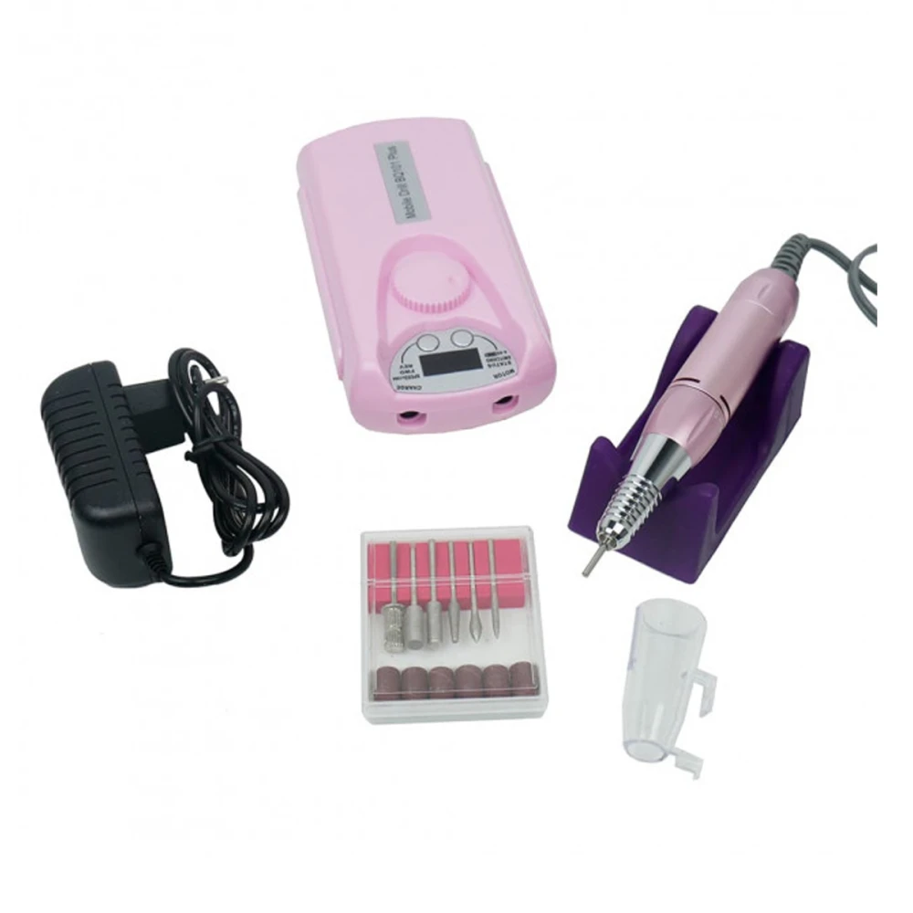 Фрезер портативный Mobile Drill BQ-101 45W 35000 об (Pink)