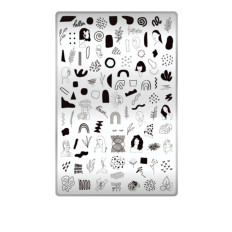 Пластина для стемпінгу ТАКІ ТАК (18 Арт)