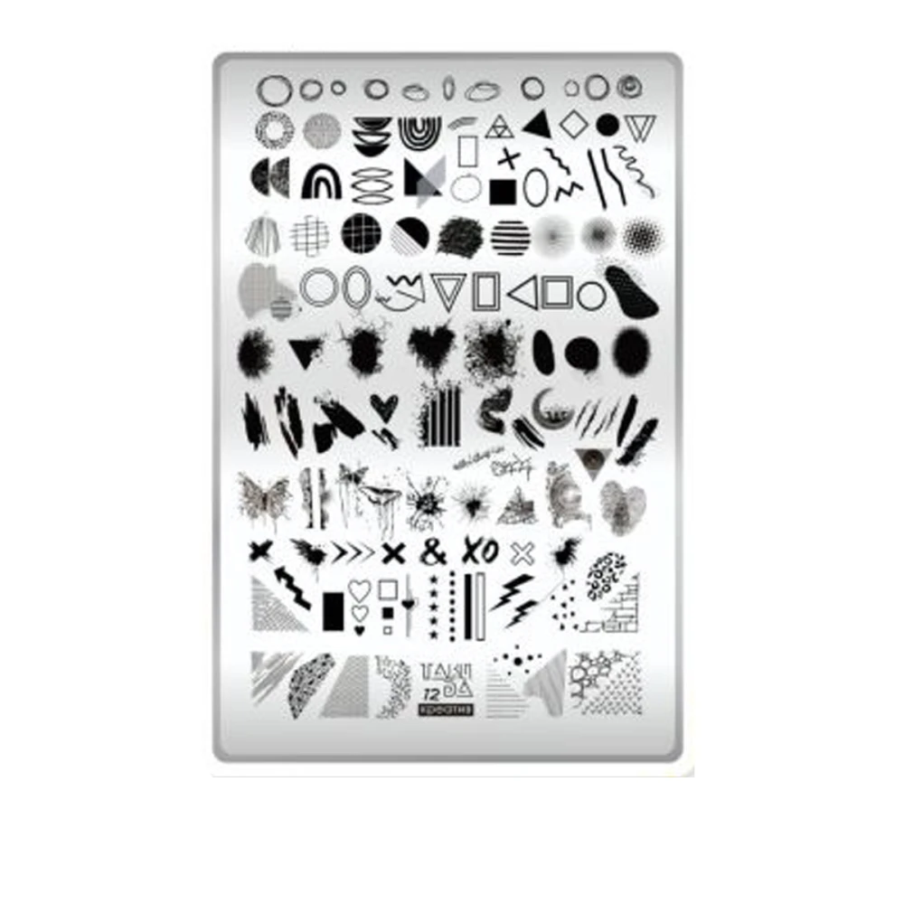 Пластина для стемпінгу ТАКІ ТАК (12 Креатив)