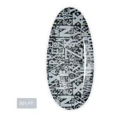 Фольга для лиття FRC 1 м (001-FT Написи білі великі написи)